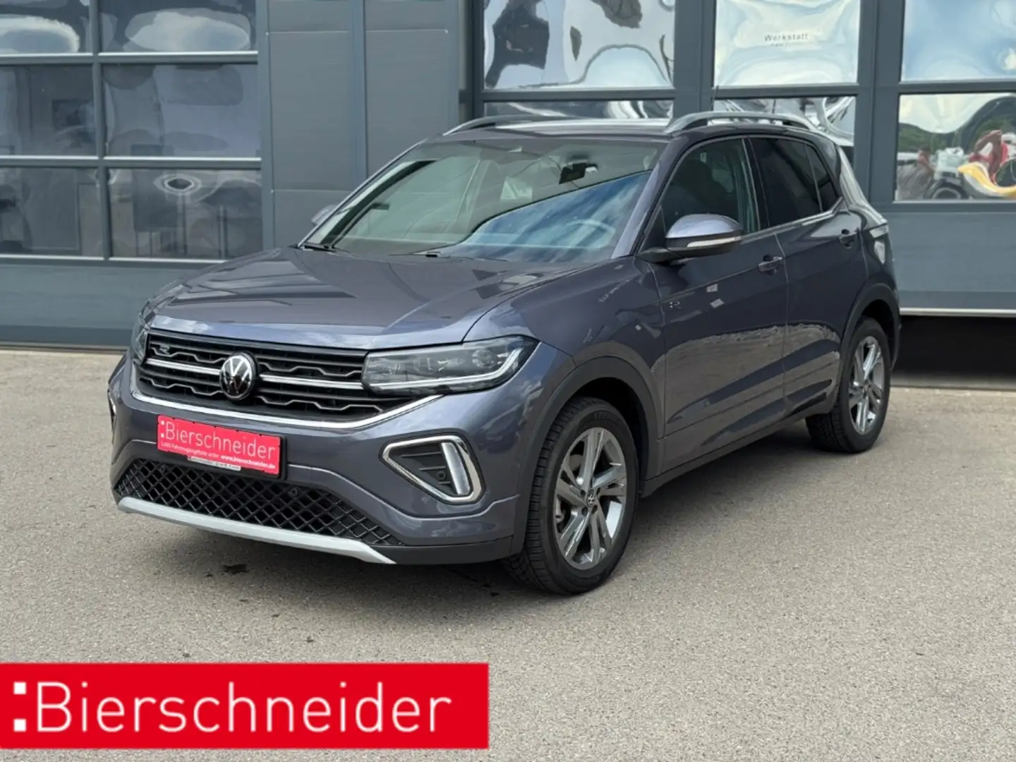 Volkswagen T-Cross 1.5 TSI DSG R-Line IQ.LIGHT NAVI AHK PARKLENK ACC Grau - 1