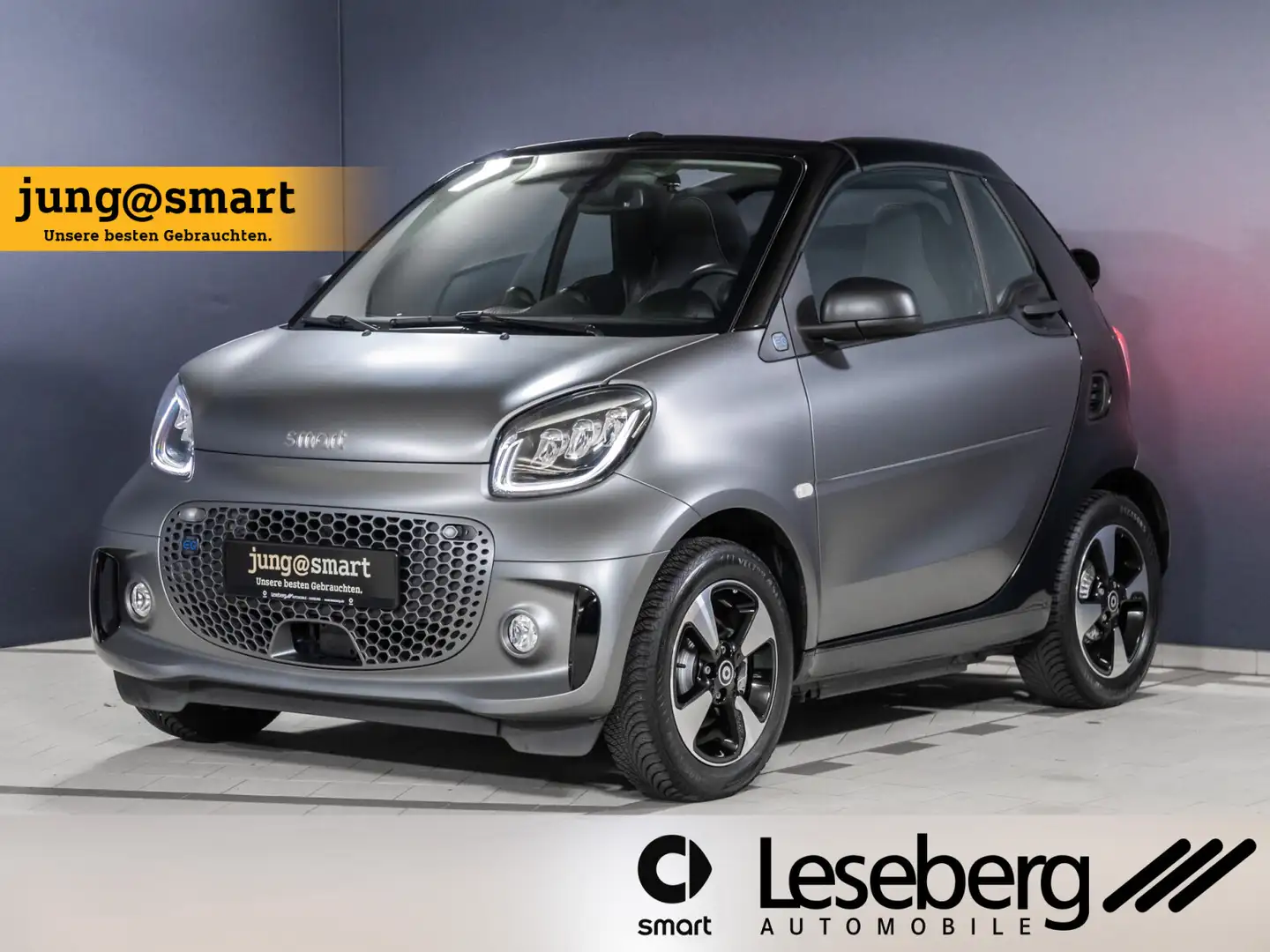 smart forTwo ForTwo Cabriolet EQ Passion LED/22 kW/DAB/Kamera Grau - 1