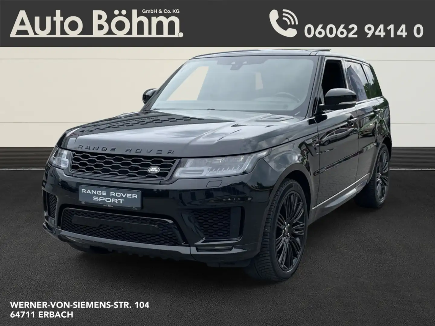Land Rover Range Rover Sport D300 HSE Dynamic Stealth+AHK+Pano+Meridian Schwarz - 1