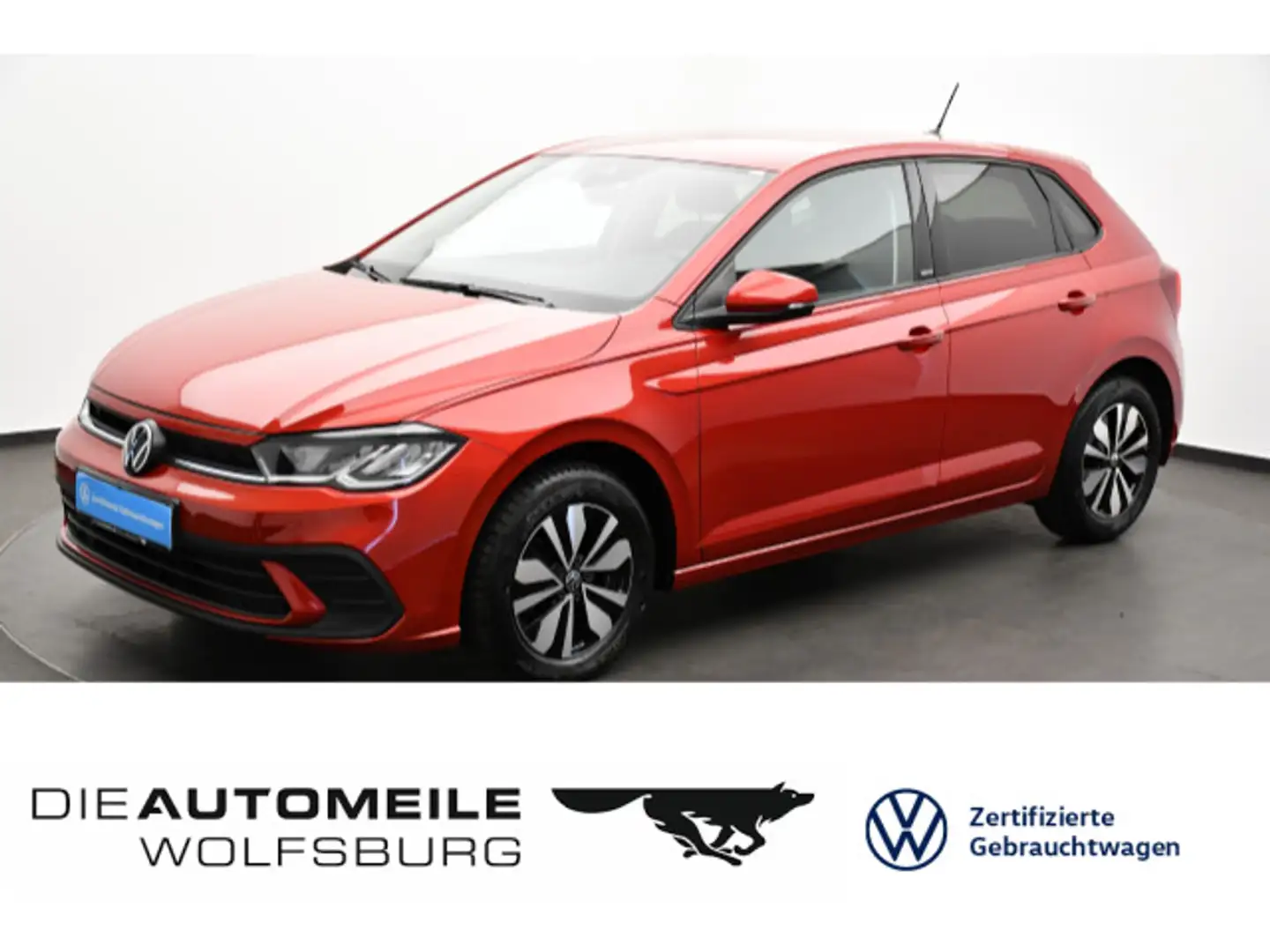 Volkswagen Polo VI 1.0 Move Sitzhzg/LED/Einparkhi v+h Rojo - 1