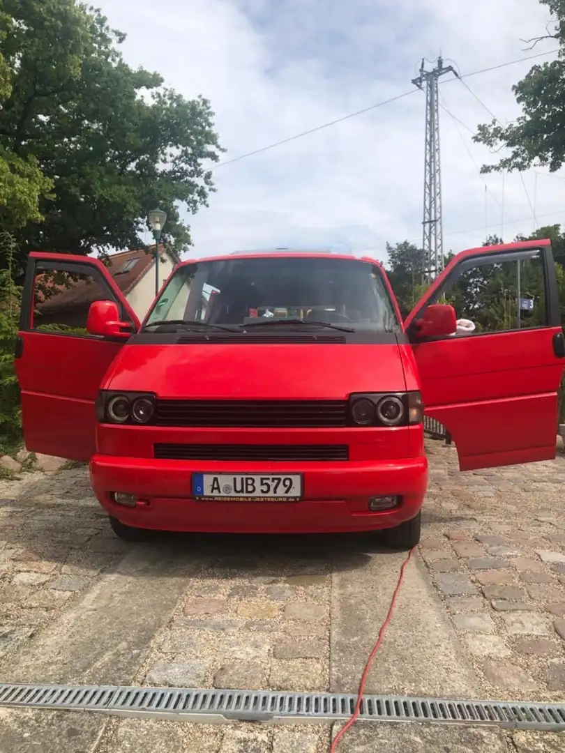 Volkswagen T5 Multivan T4!!! WoMo 2,5 TDI WENIG KM Czerwony - 1