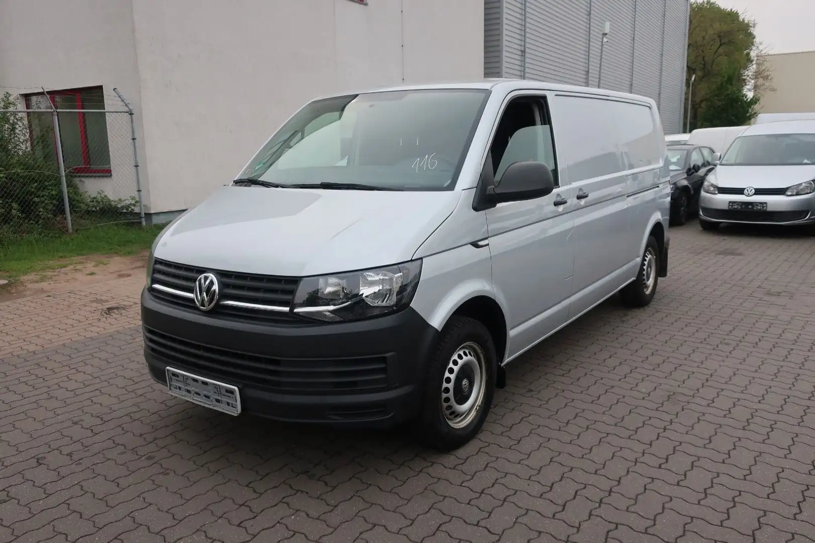 Volkswagen T6 Transporter Kasten lang / Klima / PDC / 1Hand Silber - 1