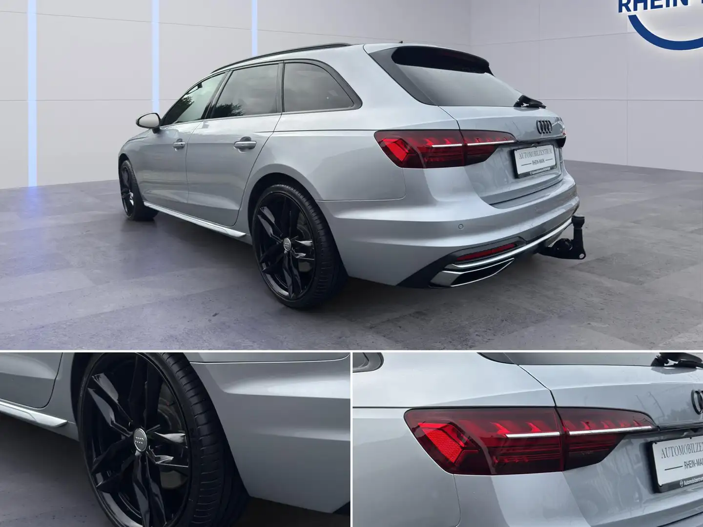 Audi A4 50 TDI QUATTRO S-LINE MATRIX AUDI HISTORIE PANO Plateado - 2