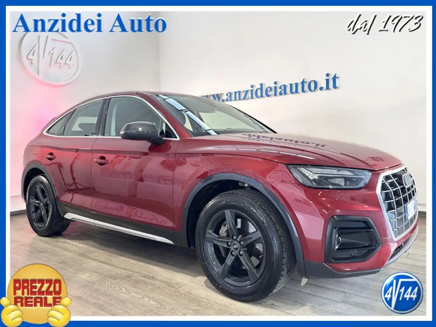Audi Q5 SPB 35 2.0 TDI 163 Cv S tronic Rosso - 1