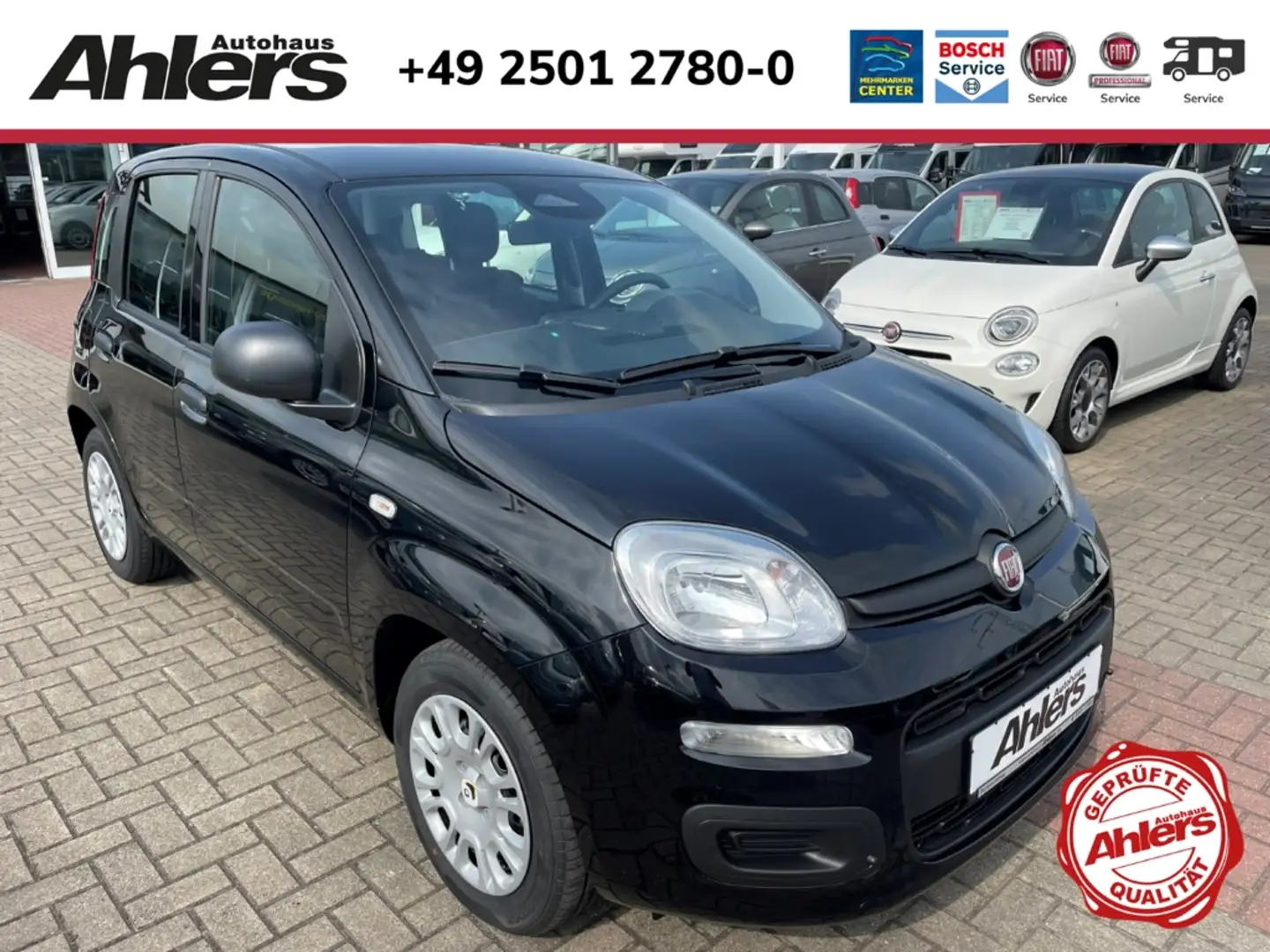 Fiat Panda +KLIMA+DIGICOCKPIT+PDC+ASSISTENTEN+5SITZER+TEMPOMA Czarny - 1