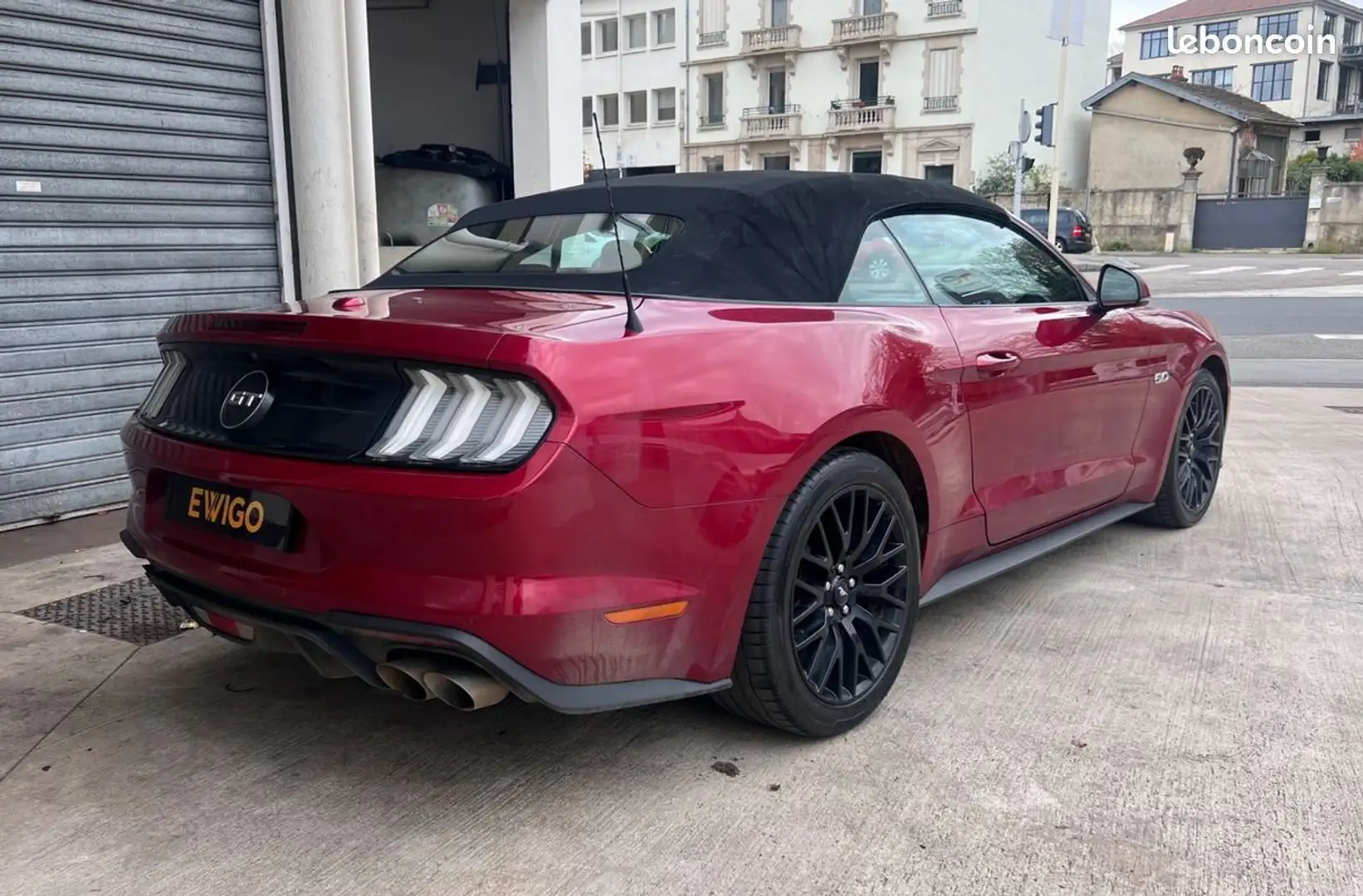 Ford Mustang gt v8 5.0 450 cabriolet bva 10+camera+audio bang & olufsen+sieges electriques chauffants et ventiles+carplay Oro - 2