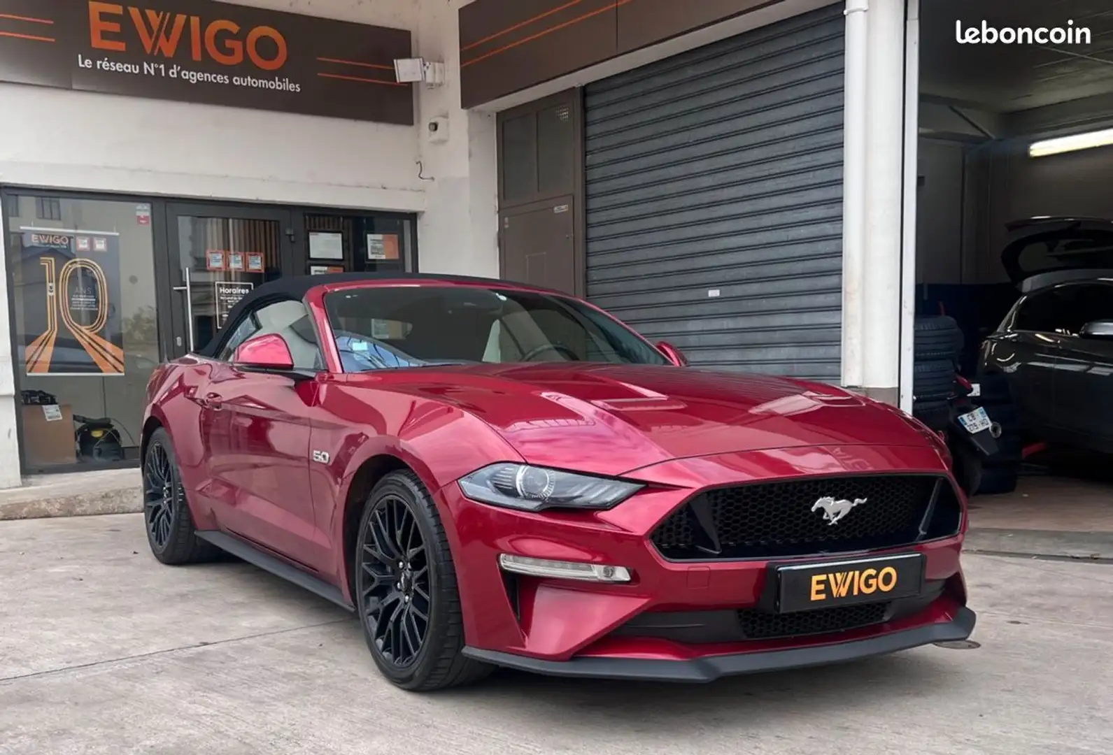 Ford Mustang gt v8 5.0 450 cabriolet bva 10+camera+audio bang & olufsen+sieges electriques chauffants et ventiles+carplay Oro - 1