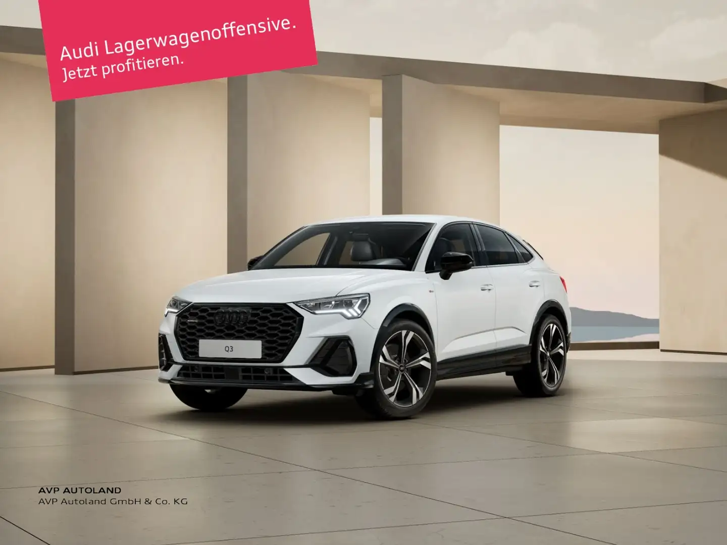 Audi Q3 Sportback 40 TFSI quattro S tronic S line Weiß - 1