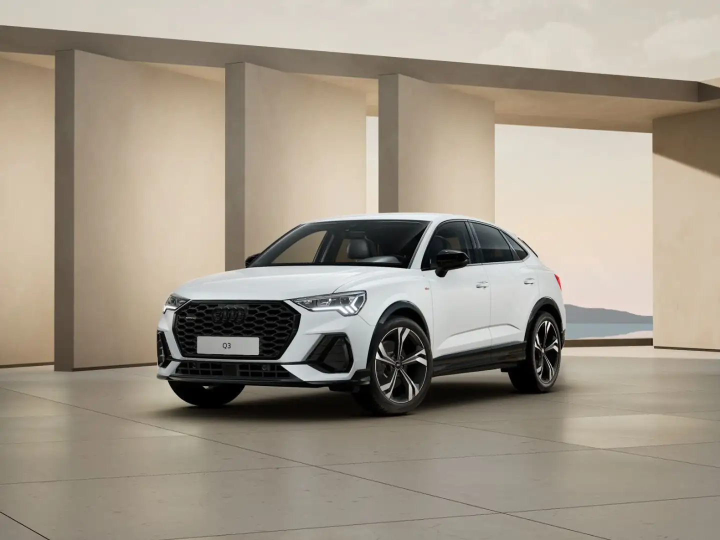 Audi Q3 Sportback 40 TFSI quattro S tronic S line Weiß - 2