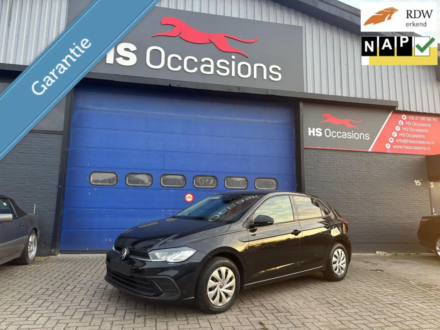 Volkswagen Polo 1.0 TSI 95Pk Carplay ACC Keyless entry Noir - 1