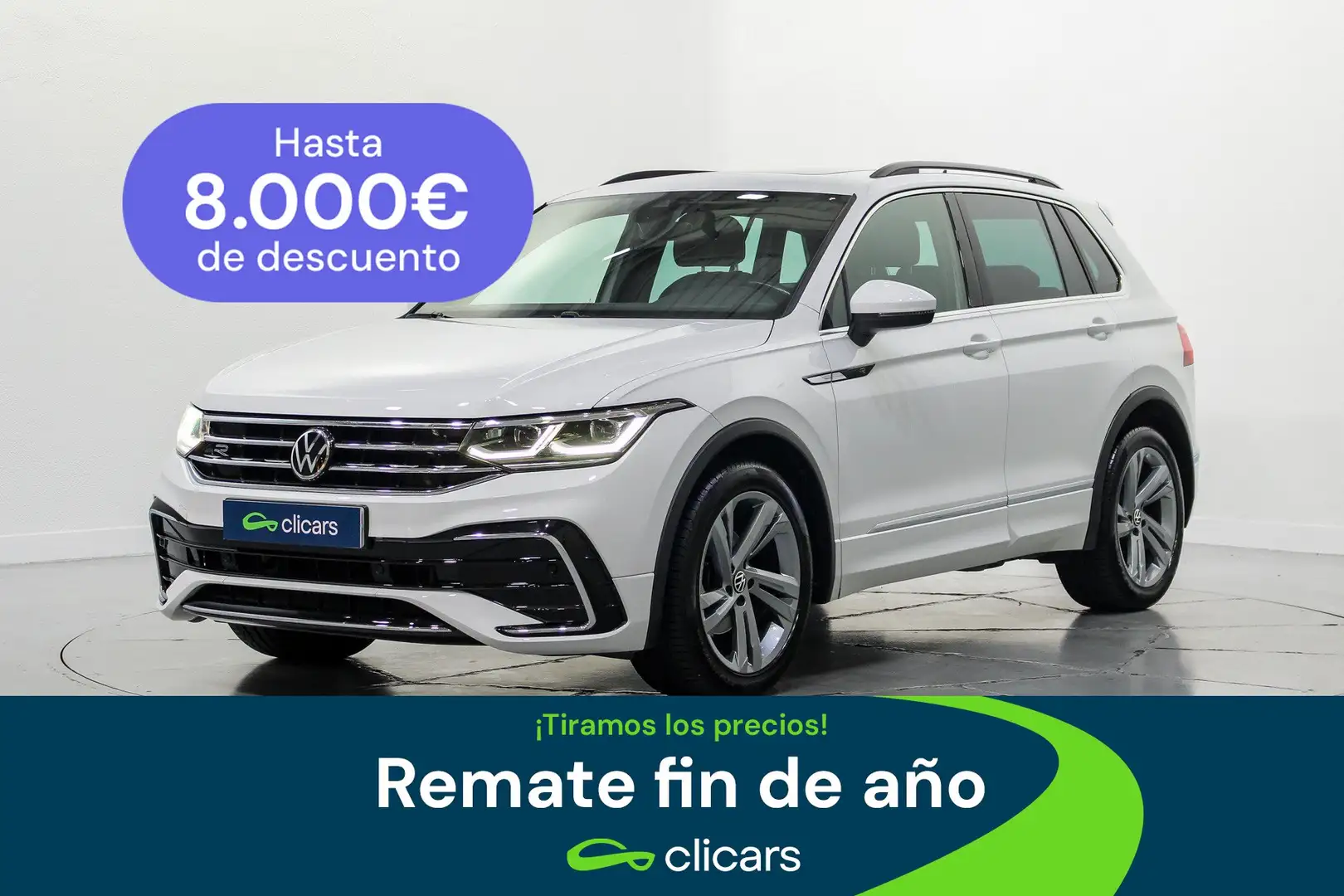 Volkswagen Tiguan 2.0TDI R-Line DSG 110kW Blanc - 1