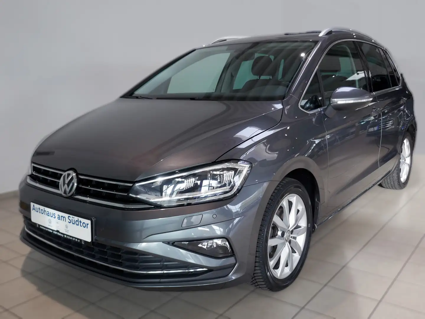 Volkswagen Golf Sportsvan Highline 1.5 TSI DSG LED AHK RFK Grau - 2