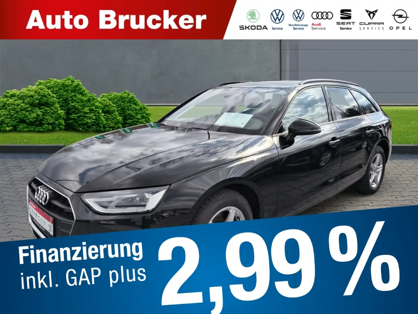 Audi A4 Avant 35 TFSI 2.0+Alufelgen+Navi+Klimaautomatik+Si Black - 1