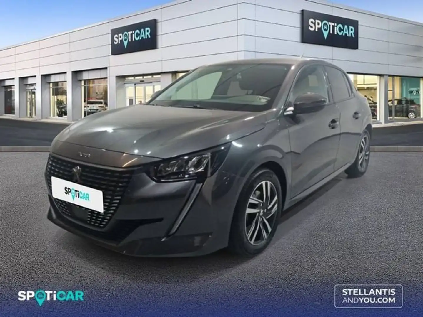 Peugeot 208 1.2 Puretech S&S Allure Pack EAT8 100 Gris - 1