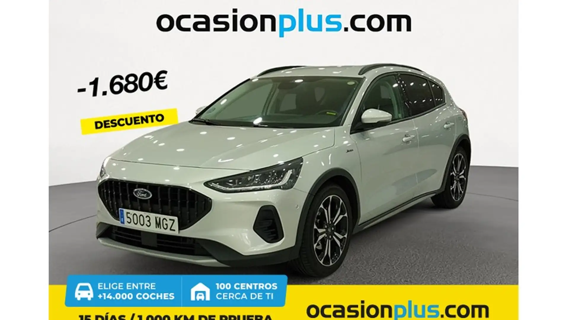 Ford Focus 1.0 Ecoboost MHEV Active 155 Plateado - 1