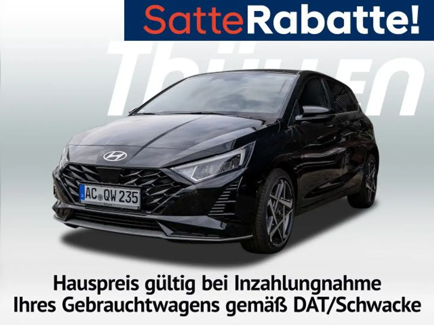 Hyundai i20 FL 1.0 T-GDi 7-DCT 2WD Prime Bluetooth Navi Noir - 1