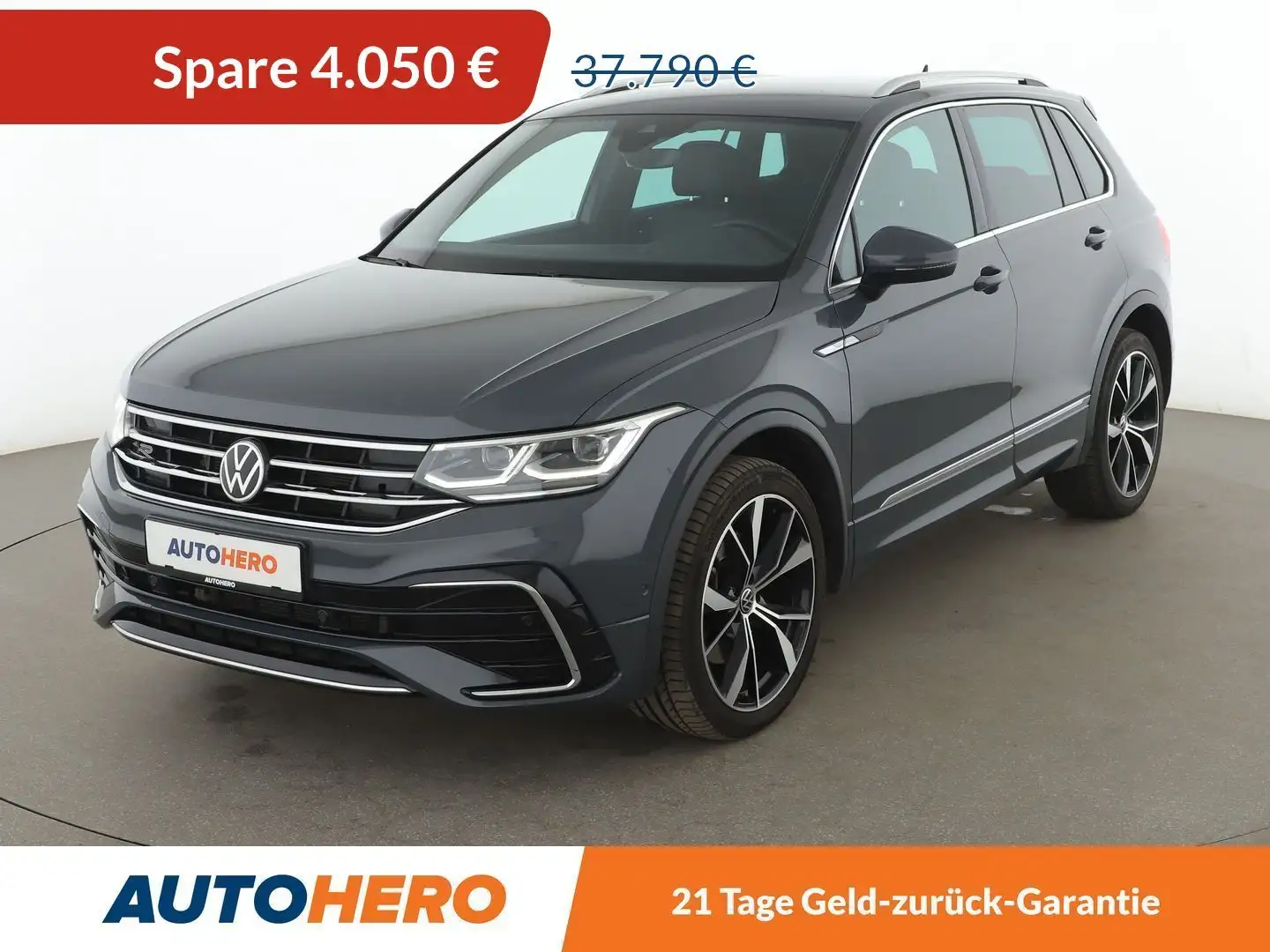 Volkswagen Tiguan 2.0 TDI R-Line 4Motion Aut.*NAVI*CAM*ACC* Grau - 1