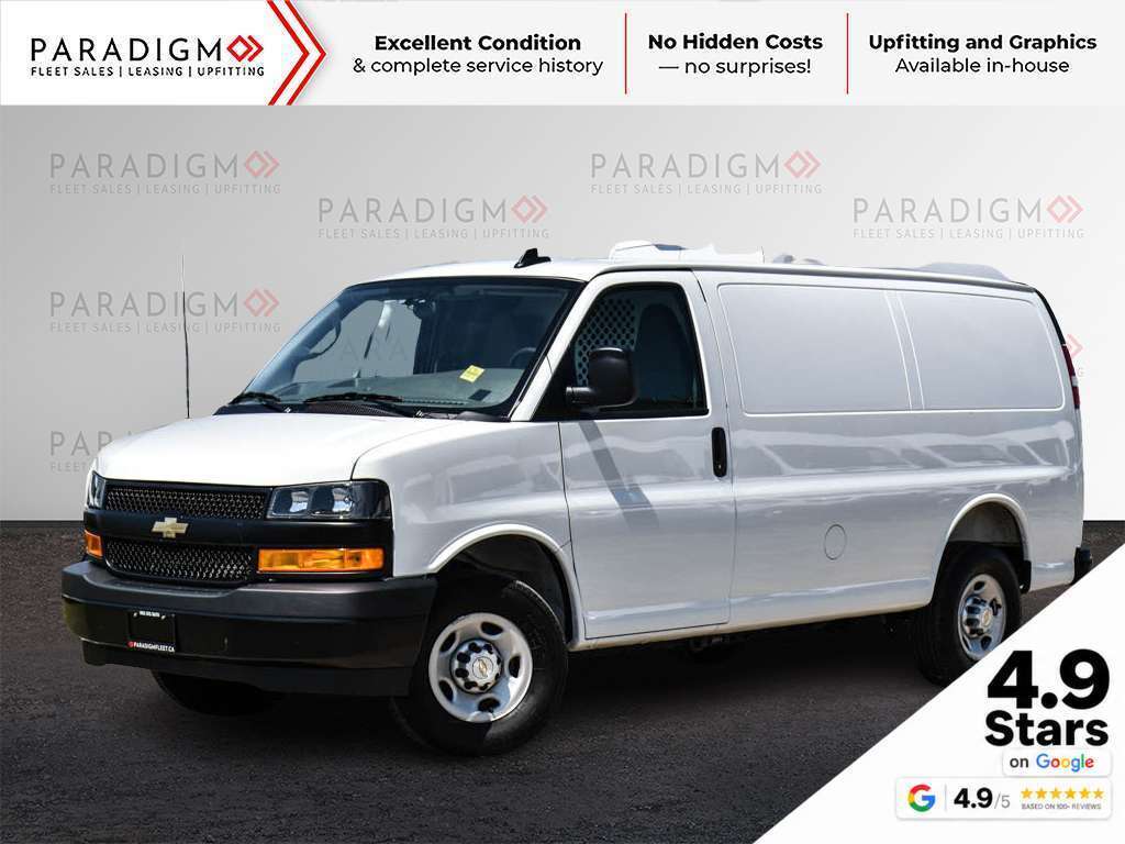 White 2025 Chevrolet Express Cargo Van Rear-Wheel Drive Automatic