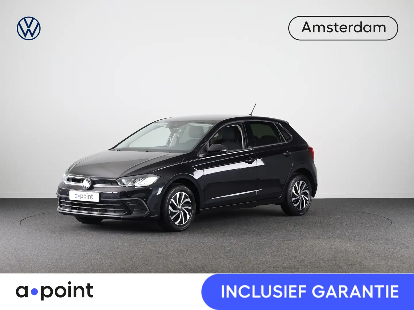 Volkswagen Polo 1.0 TSI Life 95PK | Navigatie | Camera | Keyless e Zwart - 1