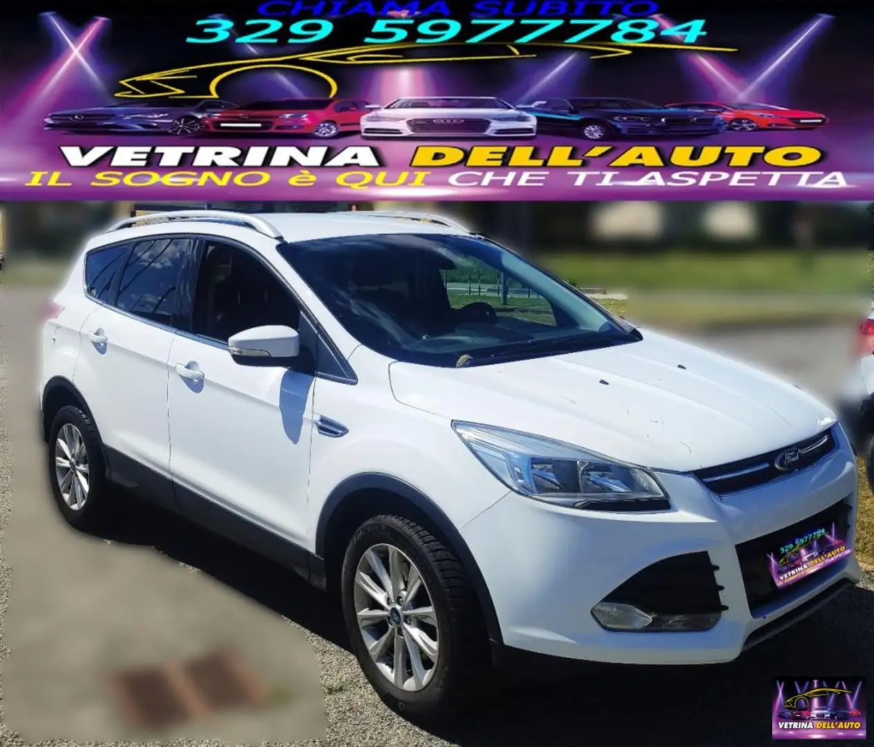 Ford Kuga 2.0 TDCI 150 CV S&S 4WD Titanium X Wit - 1