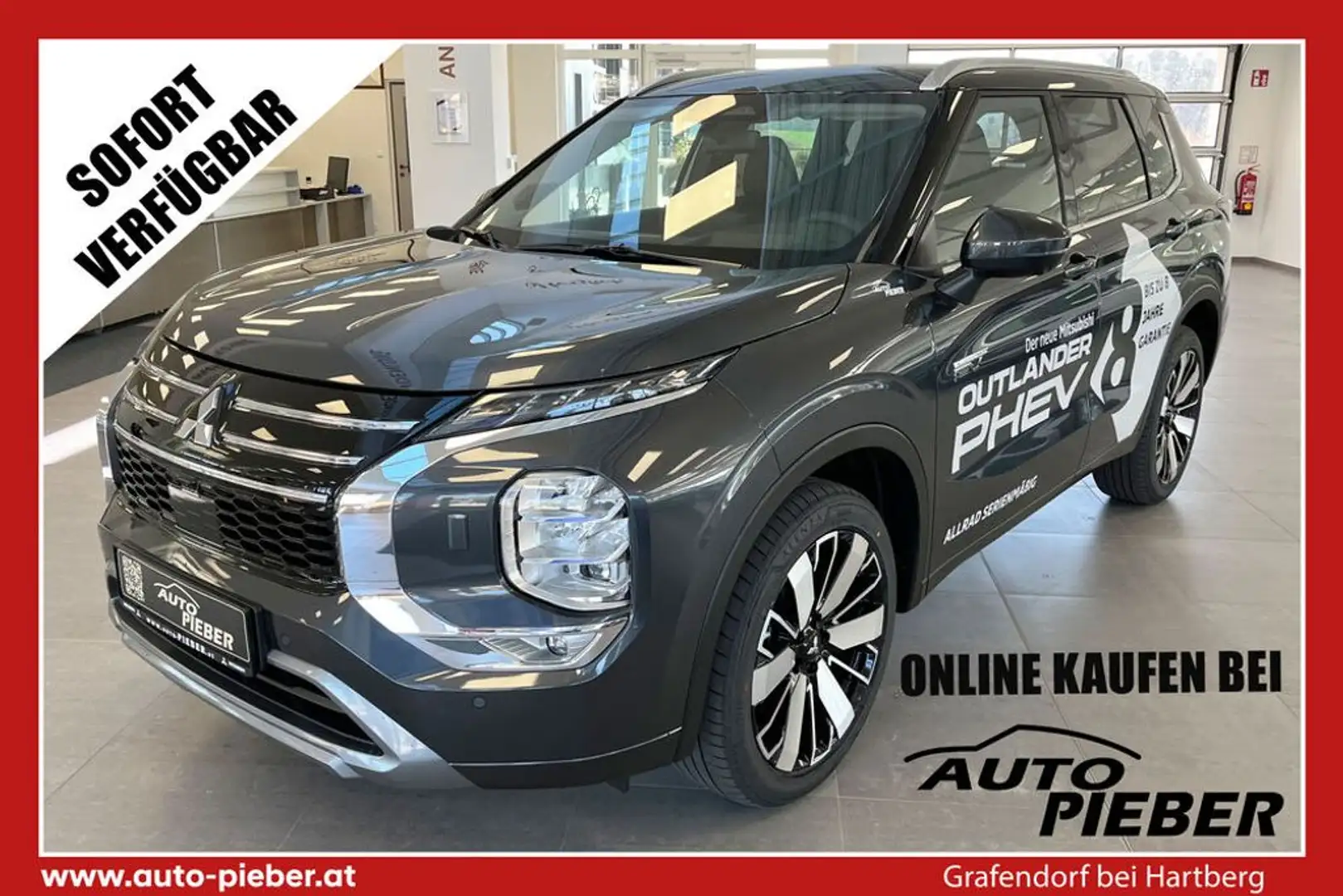 Mitsubishi Outlander Outlander 2,4 PHEV S-AWC Diamond*TOPAUSSTATTUNG* Grau - 1