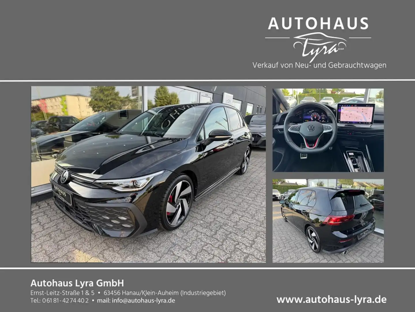 Volkswagen Golf 8 GTI Facelift*LED*NAVI*HUD*KAMERA*SHZ*DAB* Zwart - 1