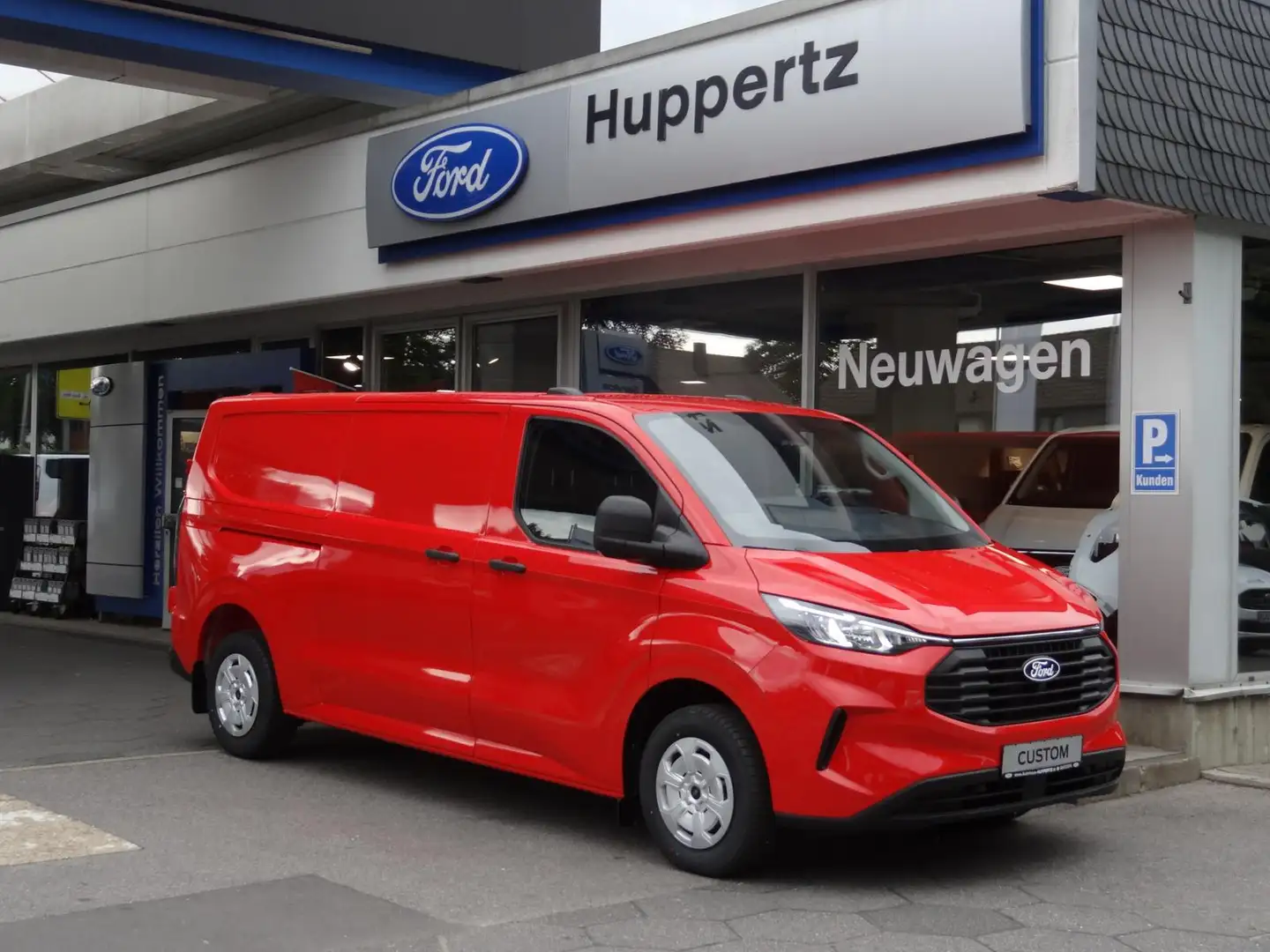 Ford Transit Custom 280 L2H1 Trend SHZ AHK RFK behWSS Rojo - 1