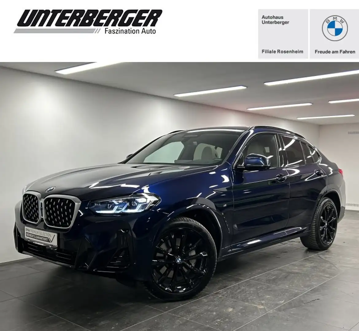 BMW X4 xDrive30d M Sportpaket Head-Up HK HiFi DAB Blau - 1