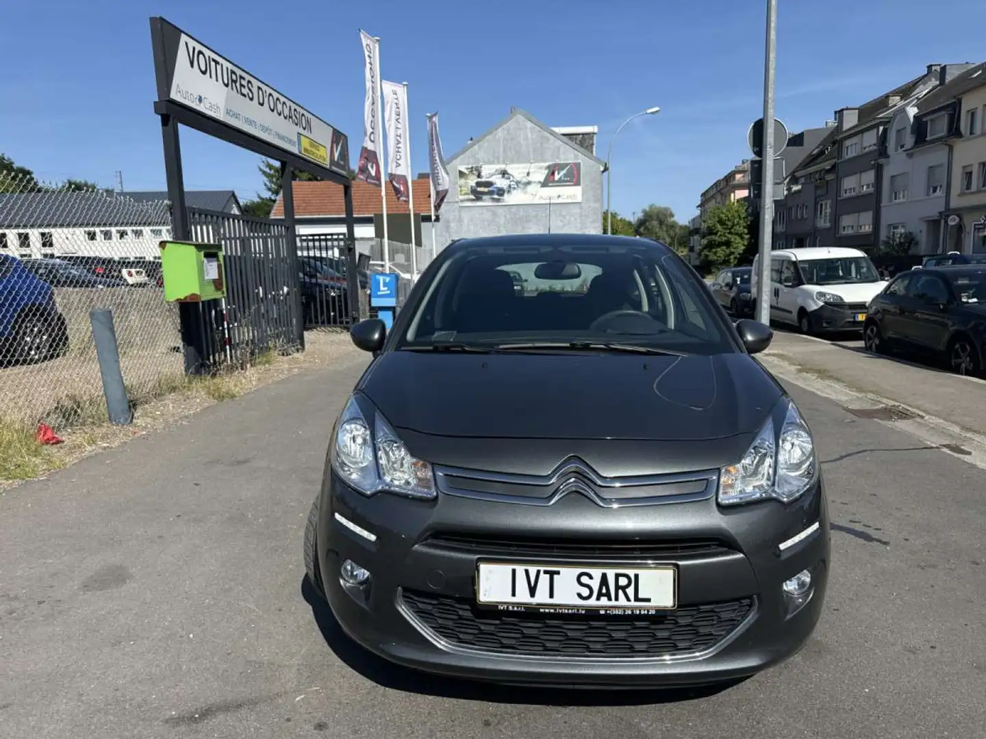 Citroen C3 1.6 VTI 120 EXCLUSIVE AUTO Gris - 2