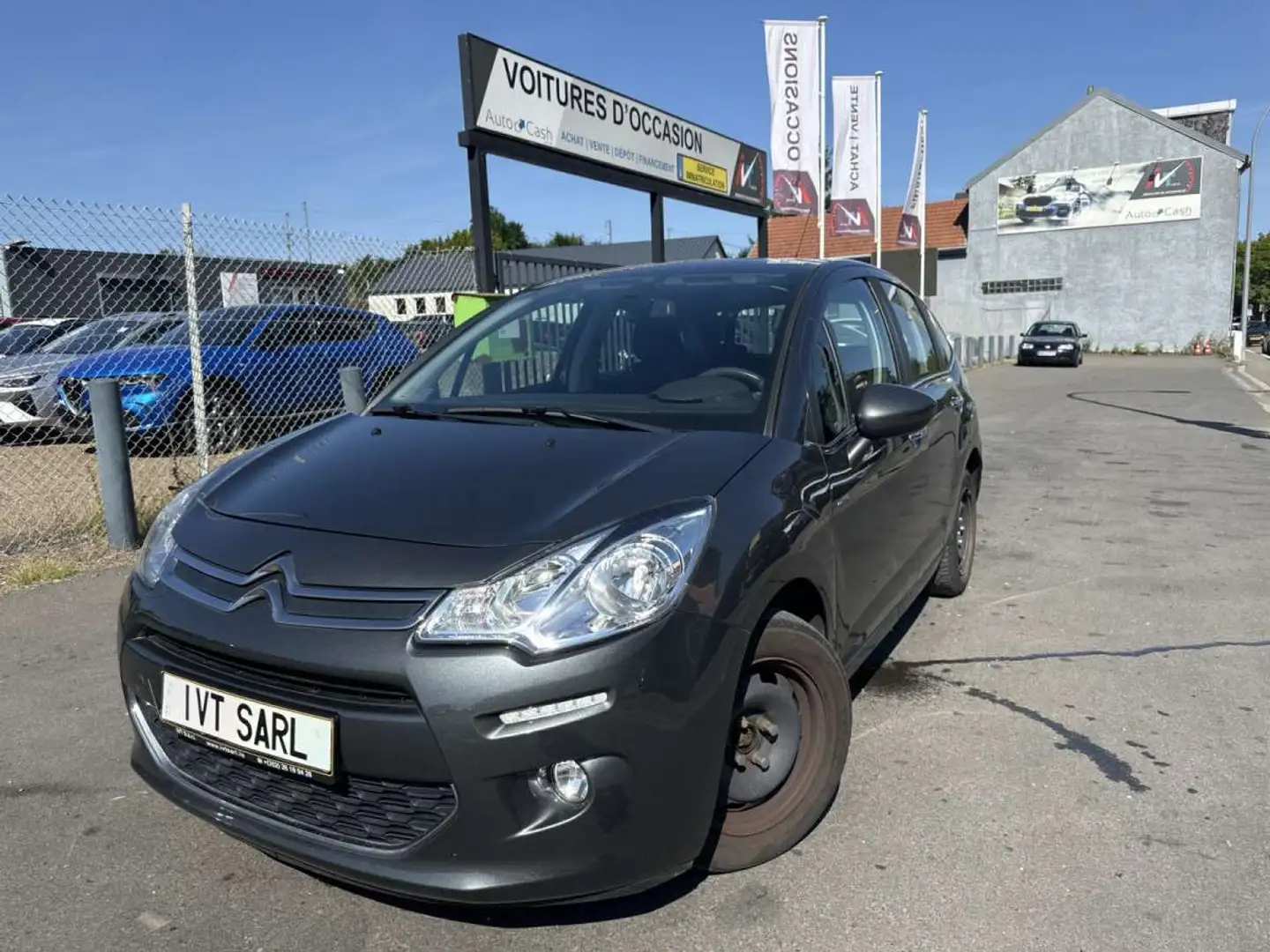 Citroen C3 1.6 VTI 120 EXCLUSIVE AUTO Gris - 1