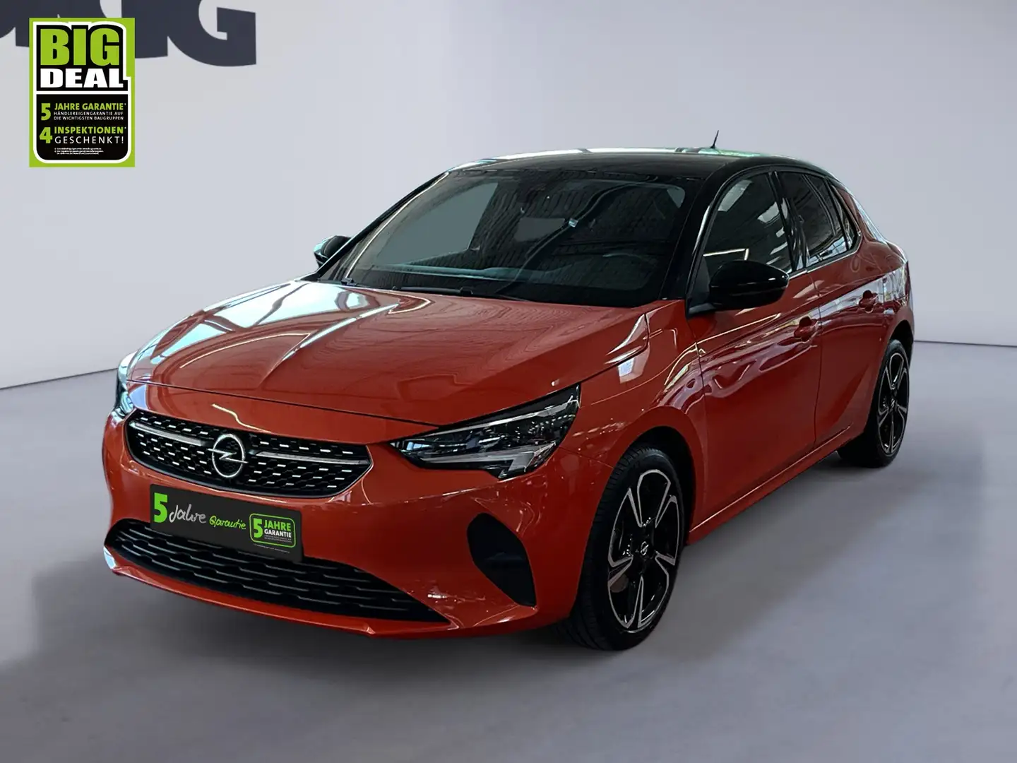 Opel Corsa F 1.2 Turbo Elegance Rückfahrkamera mit 180°, LED Oranje - 1