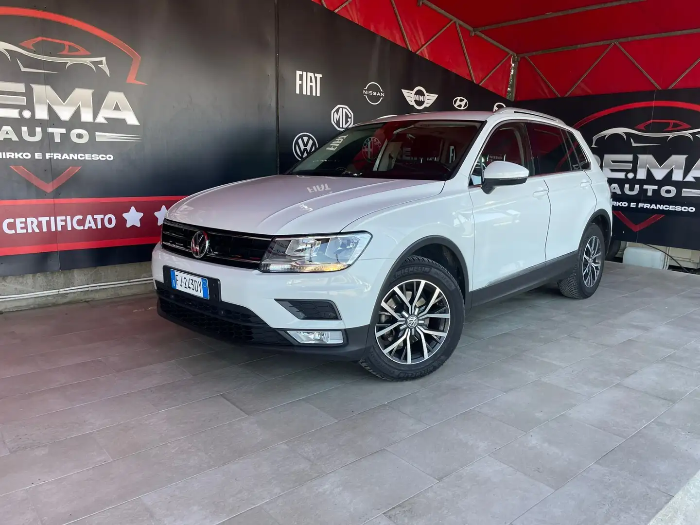 Volkswagen Tiguan 2.0 TDI SCR DSG Style BlueMotion Technology Bianco - 1