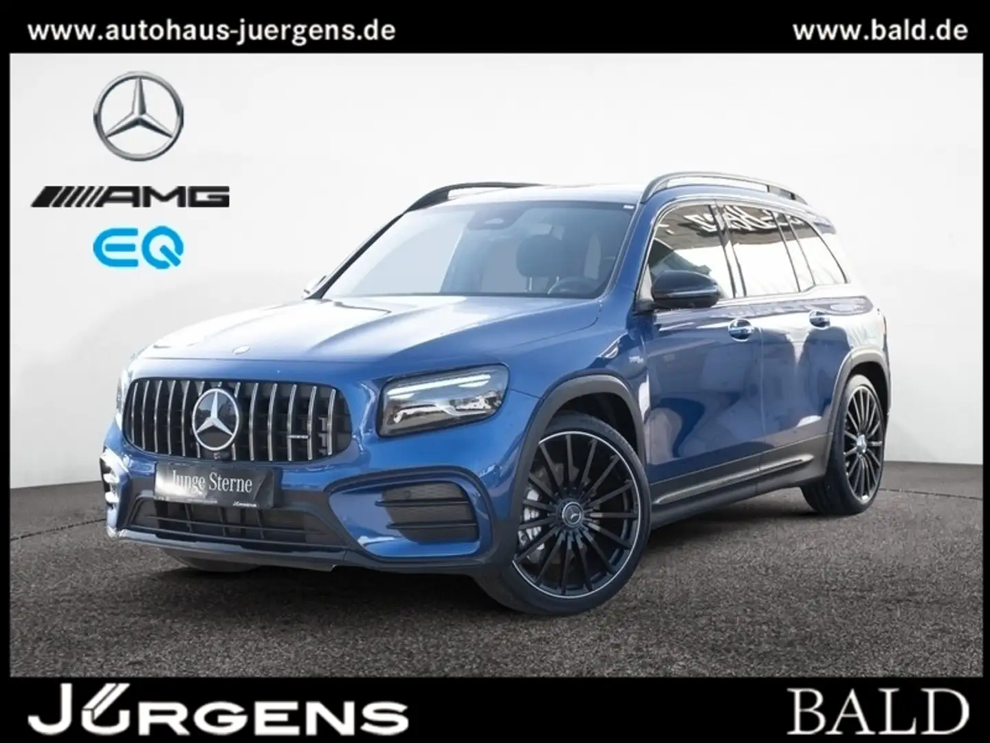 Mercedes-Benz GLB 35 AMG 4M MLB/360/Pano/Night/Distr/Memo/21' Bleu - 2