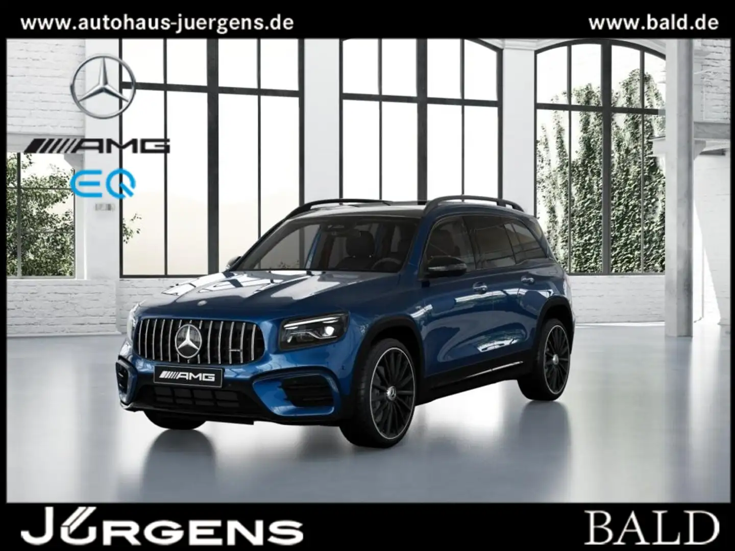 Mercedes-Benz GLB 35 AMG 4M MLB/360/Pano/Night/Distr/Memo/21' Bleu - 1