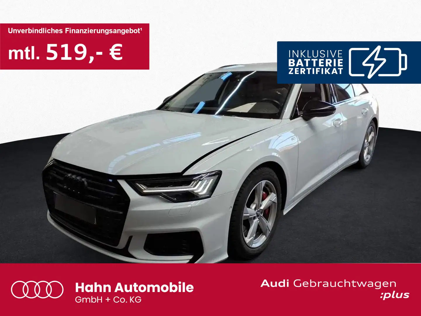 Audi A6 55 TFSIe quattro S line AHK HD Matrix A Weiß - 1