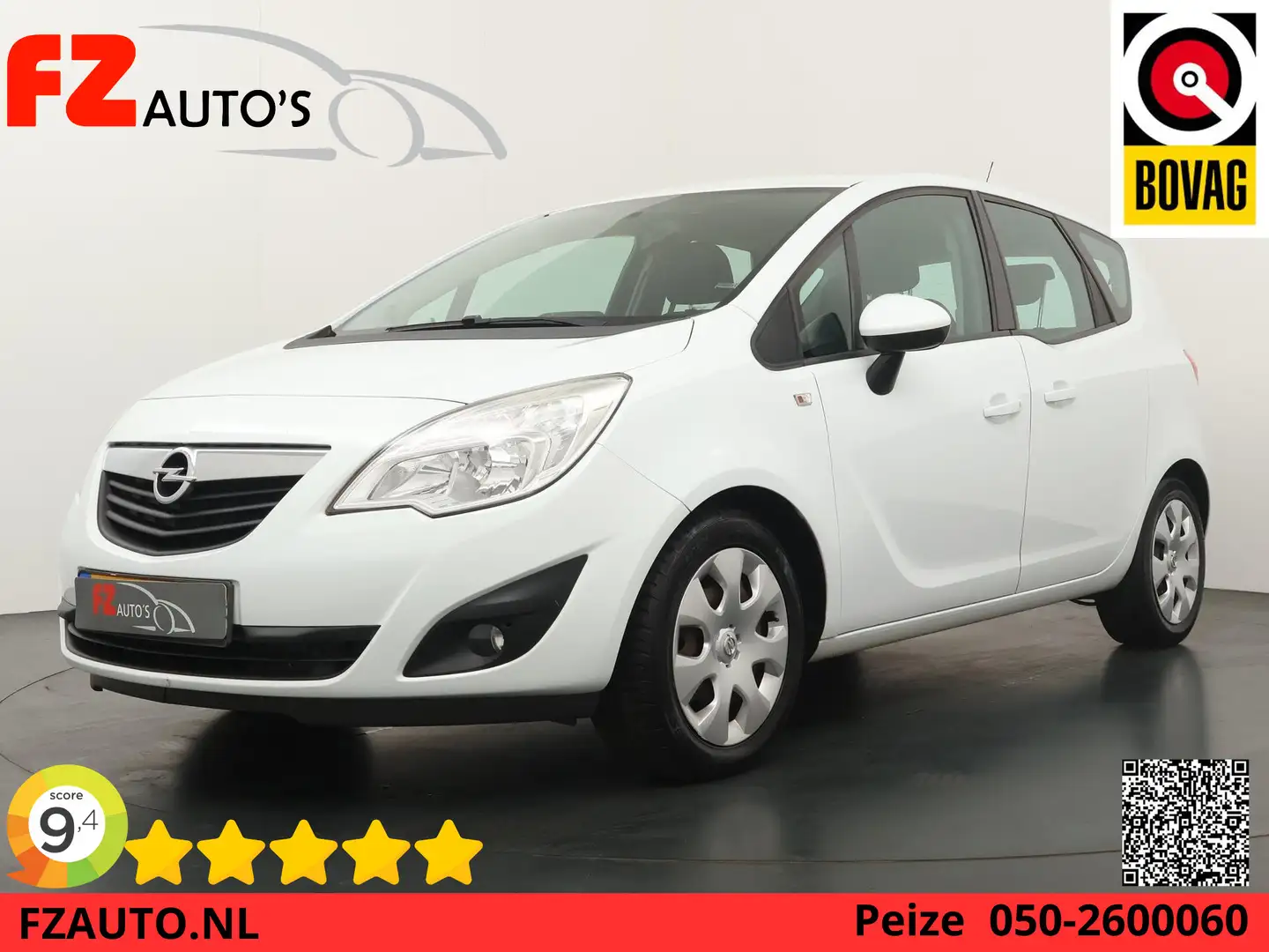 Opel Meriva 1.4 Anniversary Edition Navigatie - Cruise Control Wit - 1