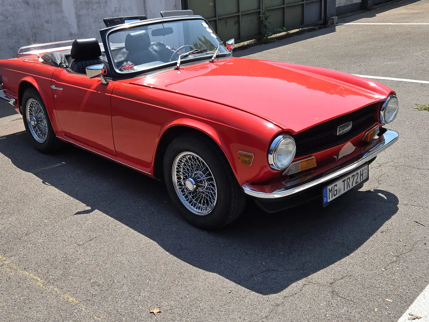 Triumph TR6 deutsche Auslieferung Rot - 1