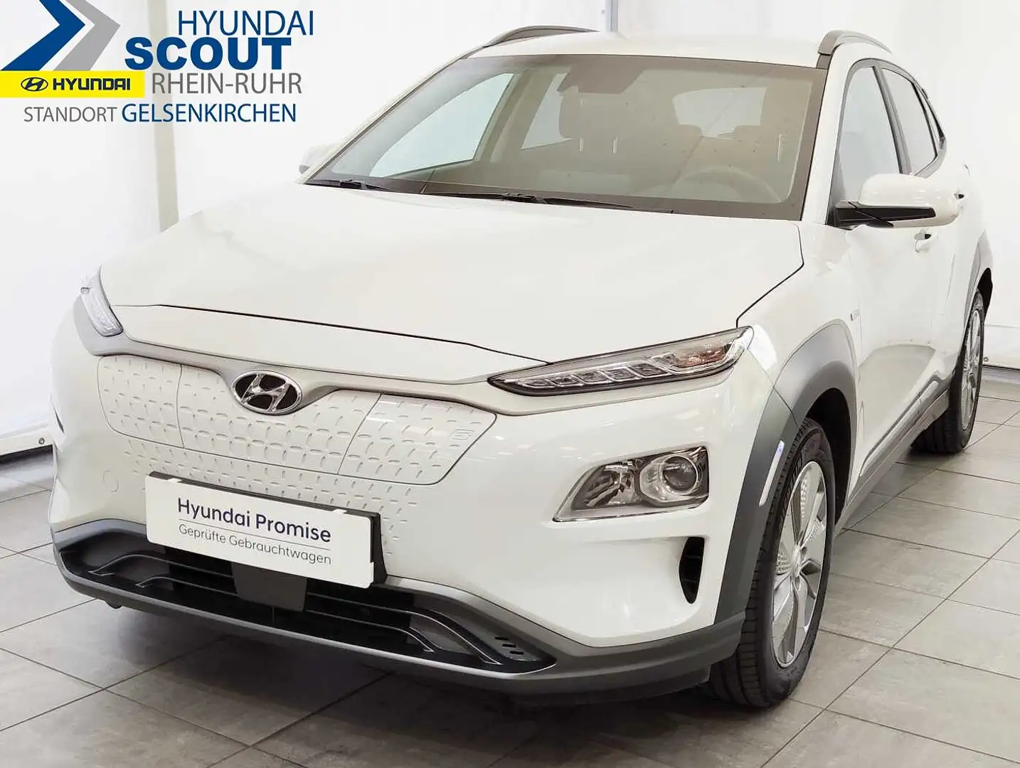 Hyundai KONA EV Advantage 100KW 1.Hd Navi Blanc - 1
