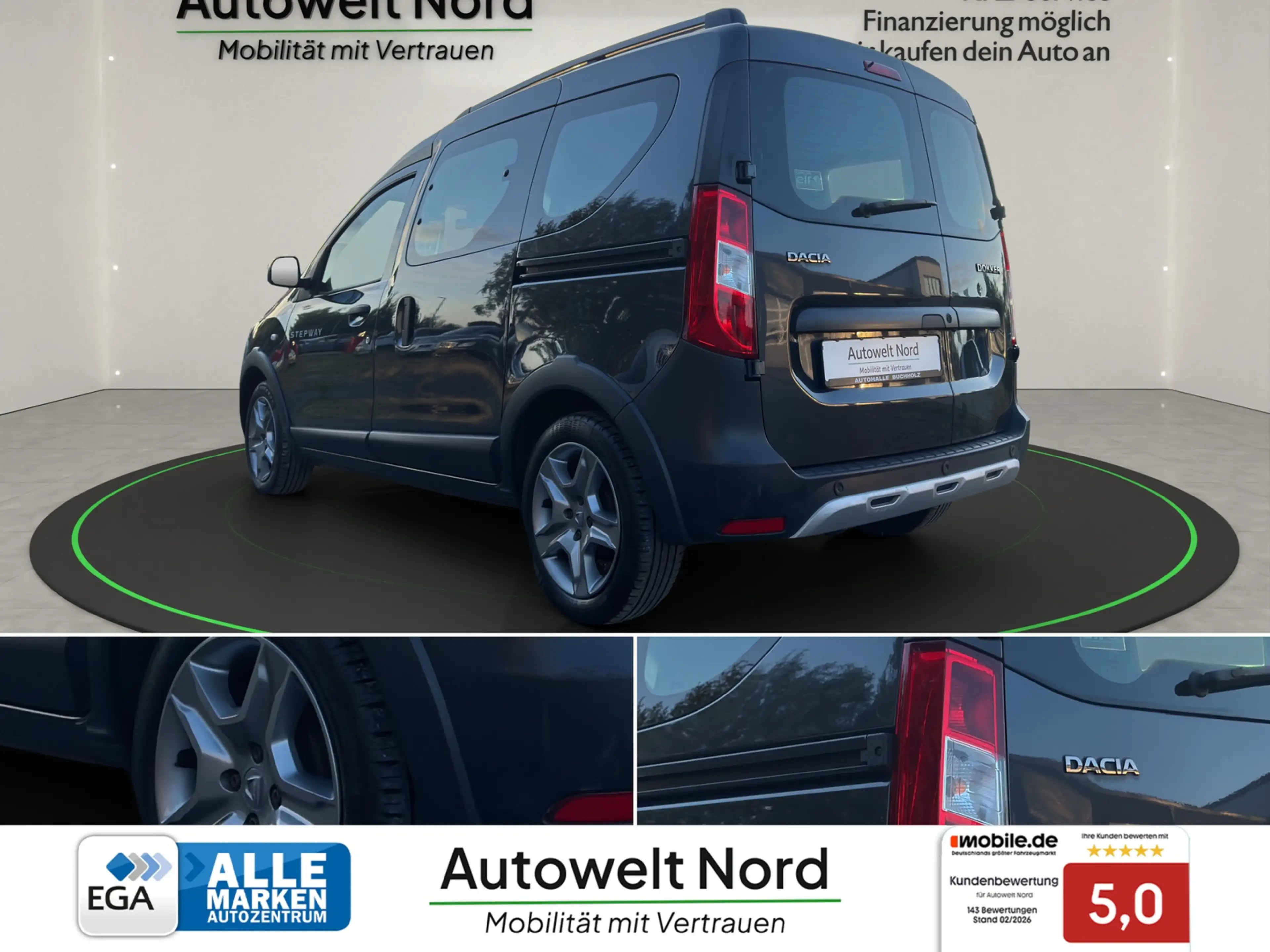 Dacia Dokker Stepway Plus~R-KAMERA~PDC~KLIMA~NAVI~CARPLAY~SHZ~T — photo 7