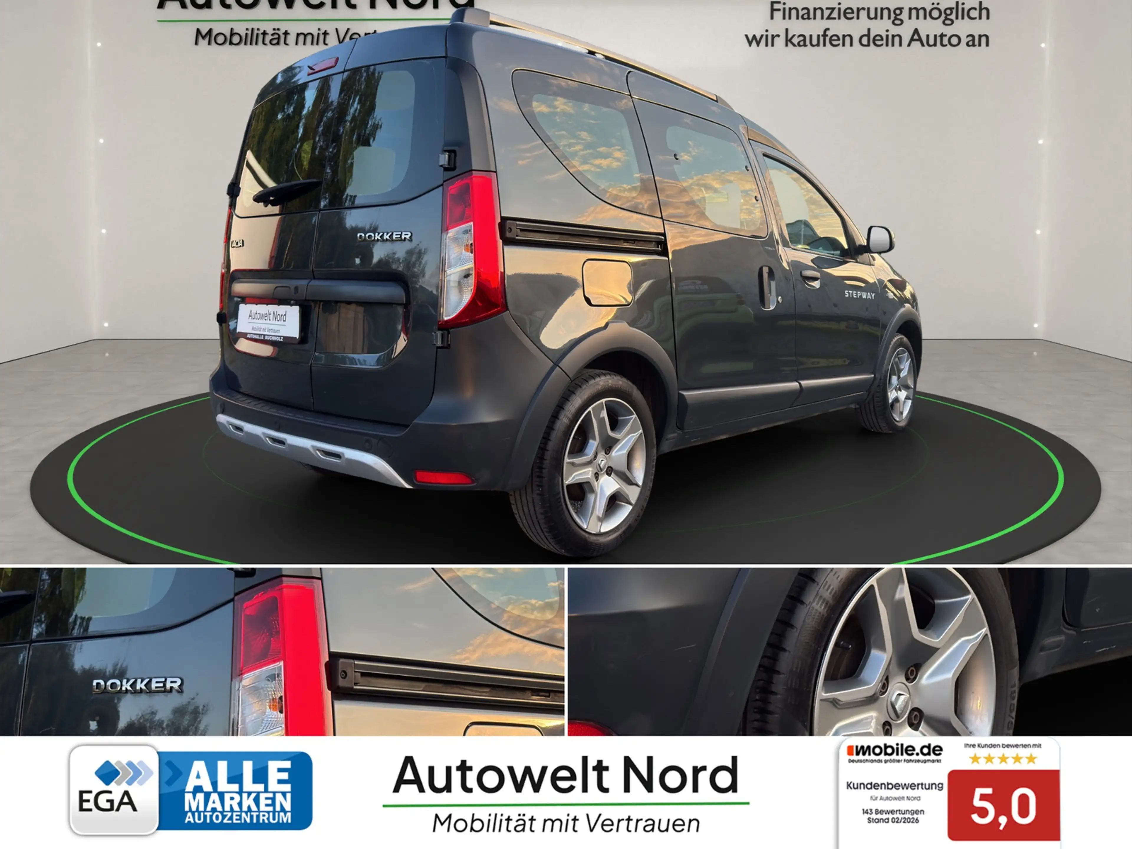 Dacia Dokker Stepway Plus~R-KAMERA~PDC~KLIMA~NAVI~CARPLAY~SHZ~T — photo 5