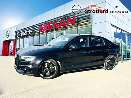 Black 2018 Audi RS 3 2.5 TFSI quattro Sedan All-Wheel Drive 7-Speed Dual Clutch