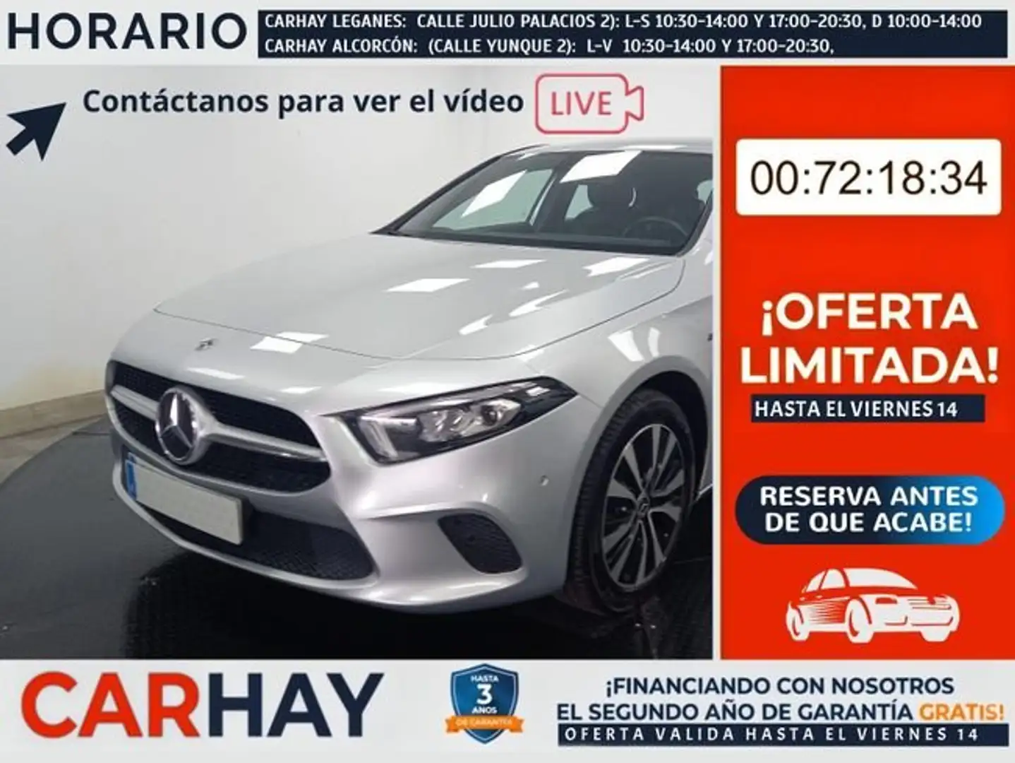 Mercedes-Benz A 250 e Gris - 1