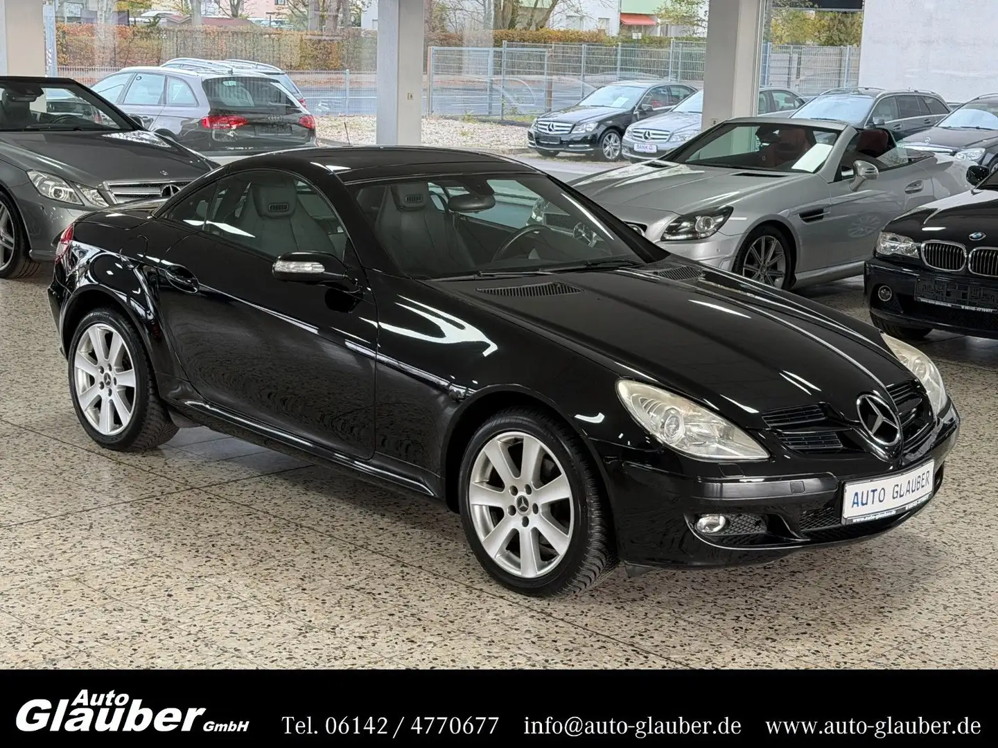 Mercedes-Benz SLK 200 Kompressor/Xenon/Leder/Airscarf/2.Hand Schwarz - 1
