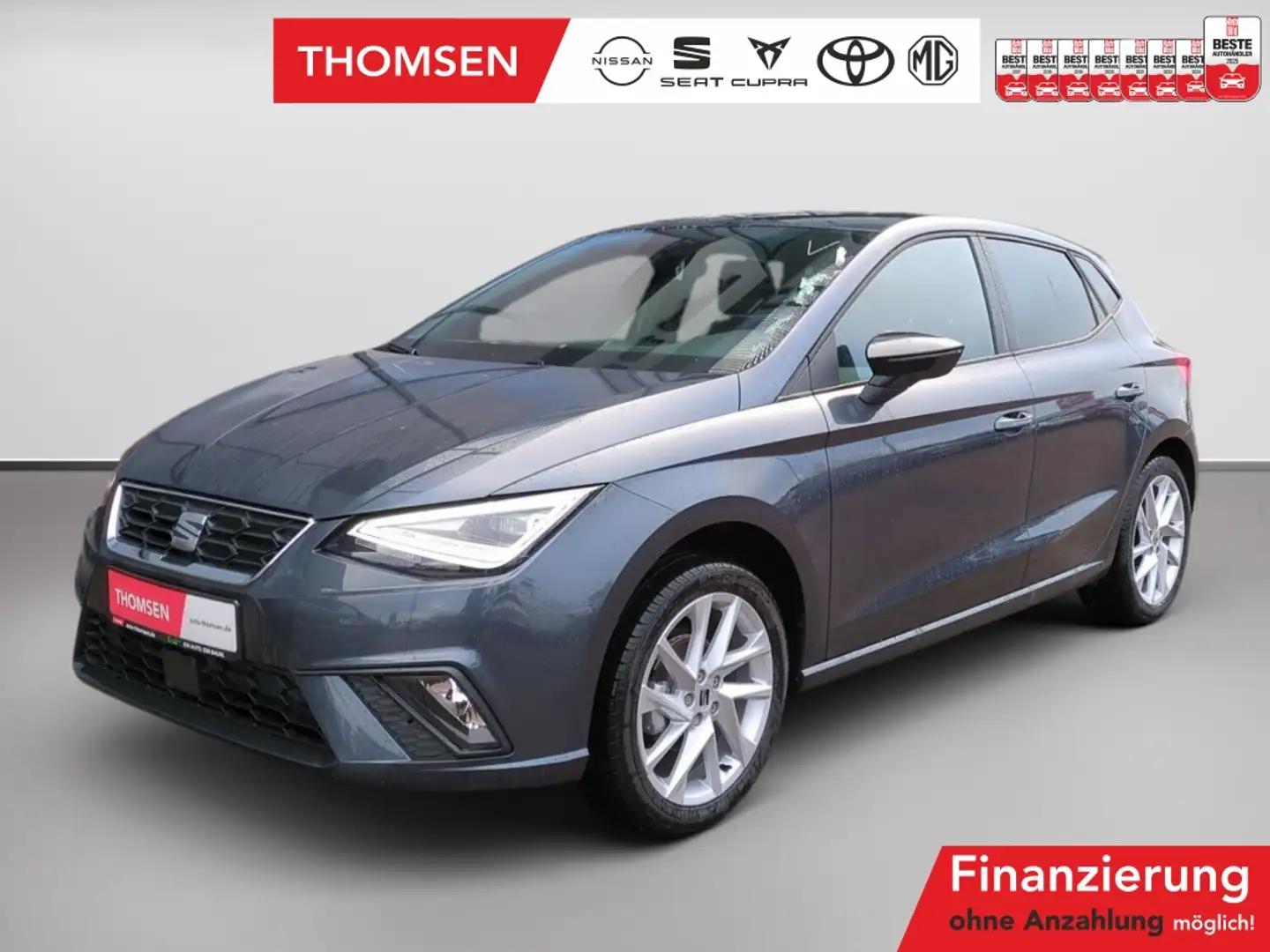 SEAT Ibiza 1.0 TSI FR Navi LED Winterp. PDC SHZ LM Grau - 1