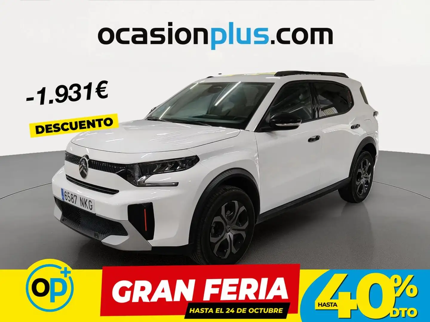 Citroen C3 Aircross Hybrid Plus e-DCS6 145 Blanco - 1