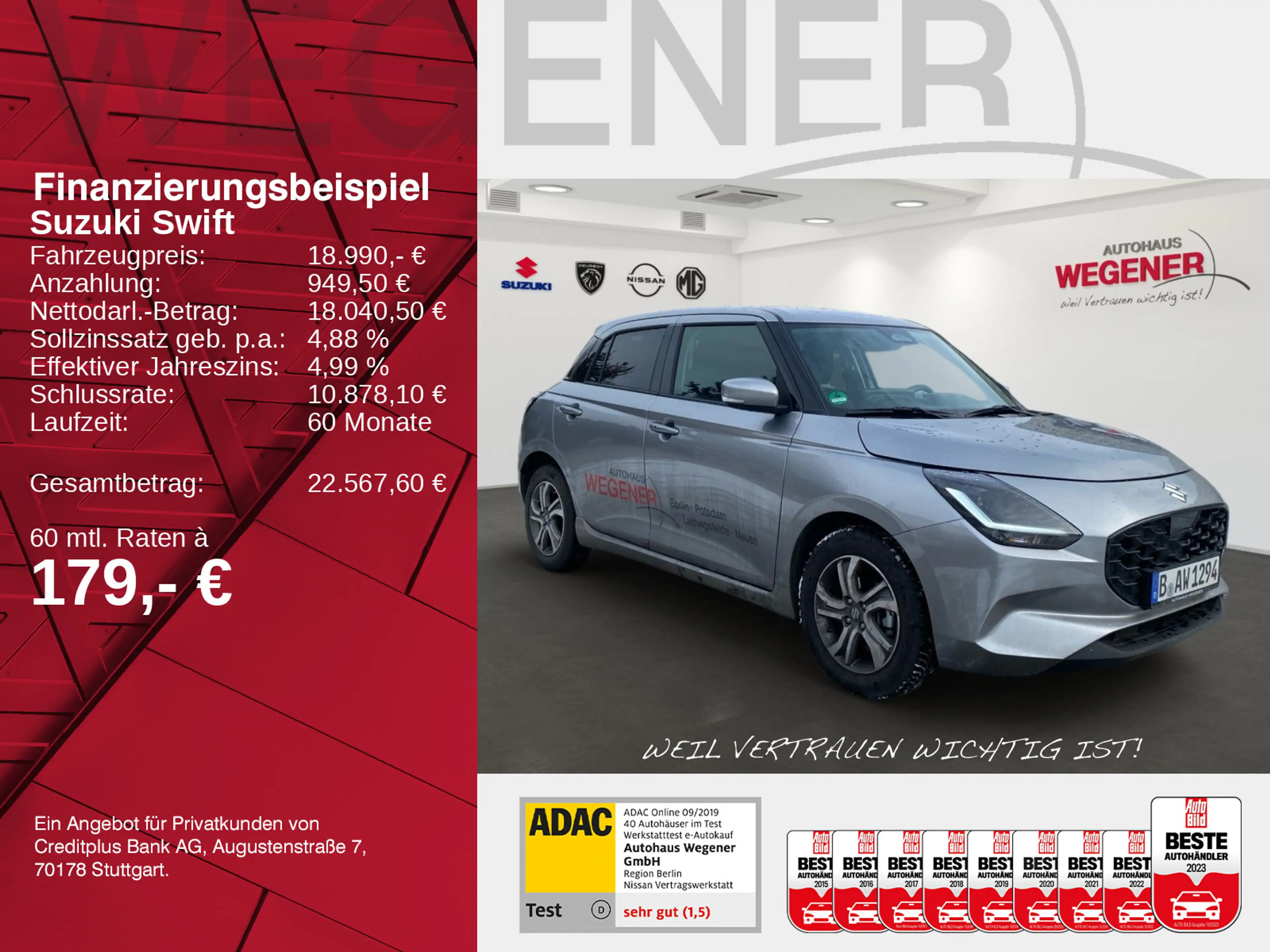 Suzuki Swift SWIFT COMFORT+ HYBRID ACC*Navi*Kamera*PDC — photo 2