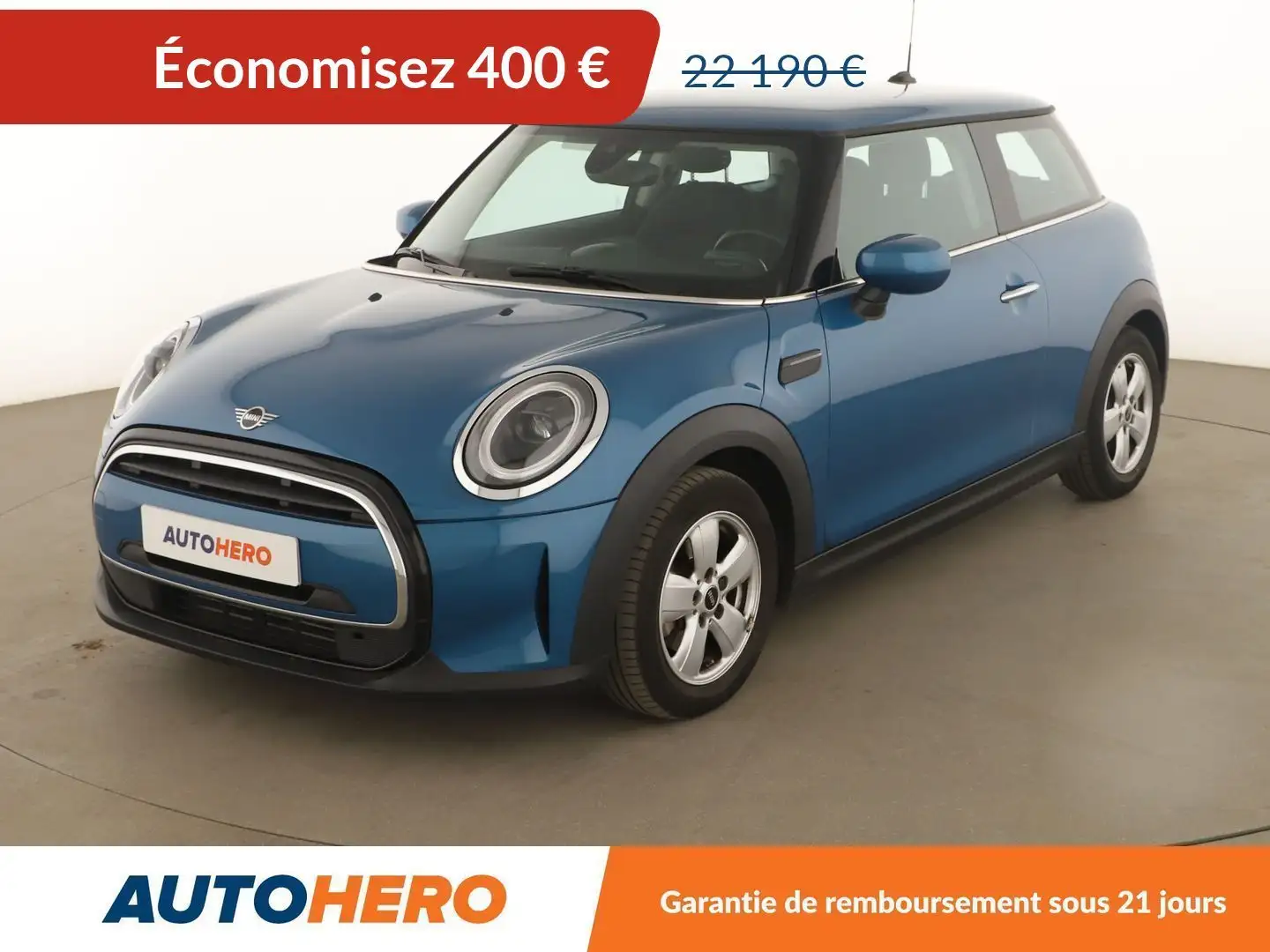 MINI One One Essential BVA7 Bleu - 1