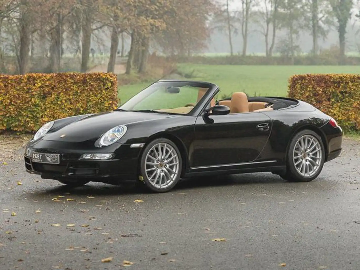 Porsche 997 Carrera 4 Cabiolet prijs incl. BTW Zwart - 1