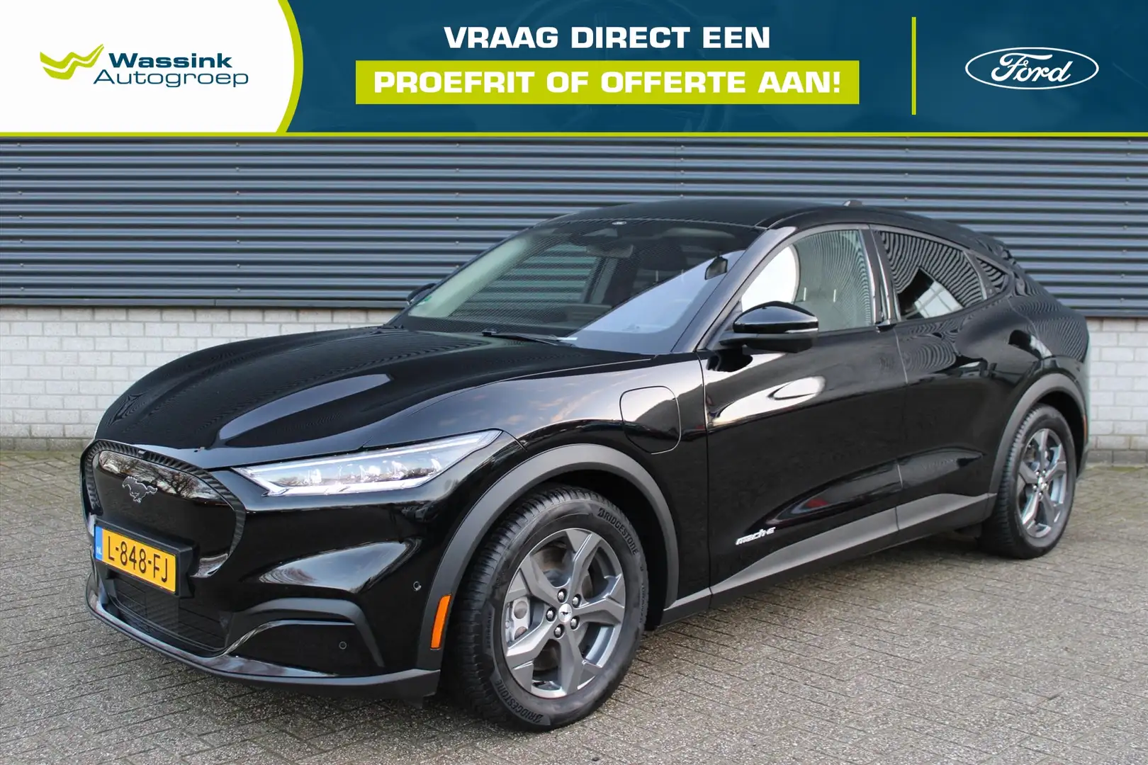 Ford Mustang Mach-E 75kWh 258pk I Technology Pack + I Handsfree Achter Noir - 1