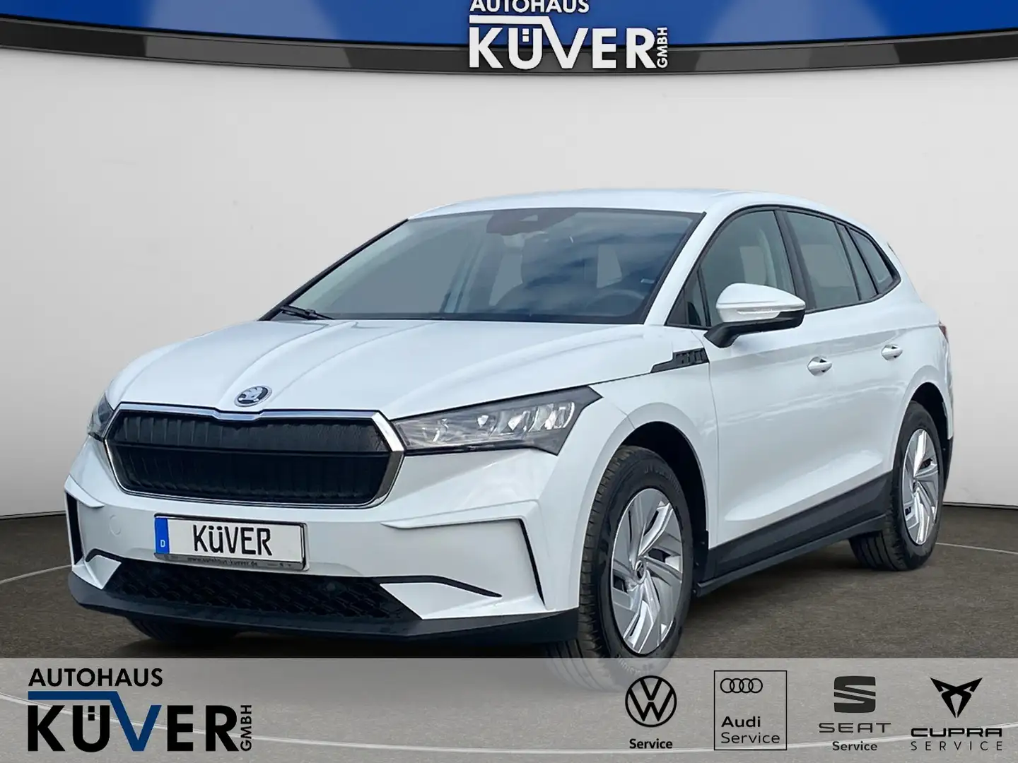Skoda Enyaq 50 Tempomat+LED+Shzg.+Klima Білий - 1